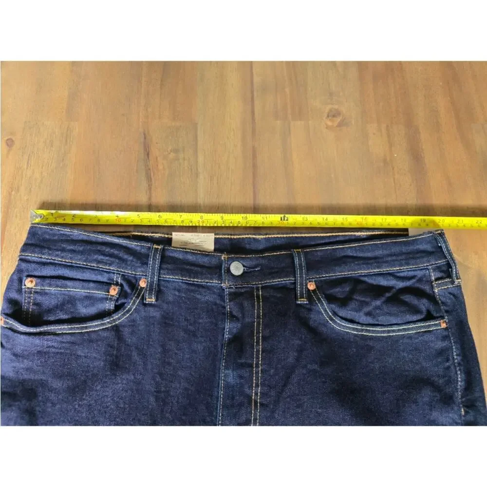 Levi's 514 Straight Jeans Mens Blue Denim 38x32 NWT